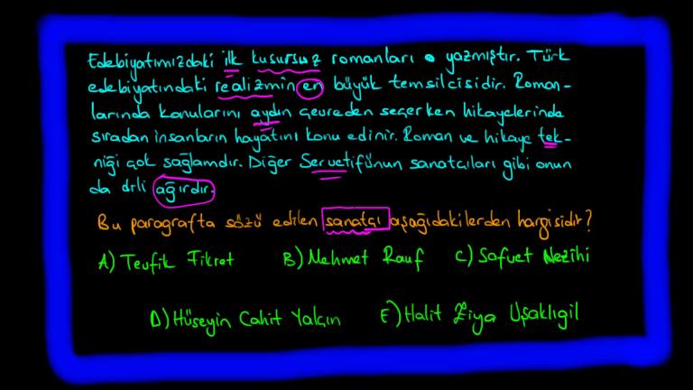 Servetifünun Dönemi Bağımsız Sanatçısı Hüseyin Rahmi Gürpınar