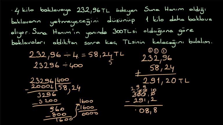 Ondalık Gösterim Problemleri
