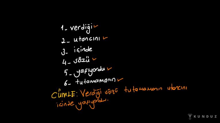 Cümle Oluşturma