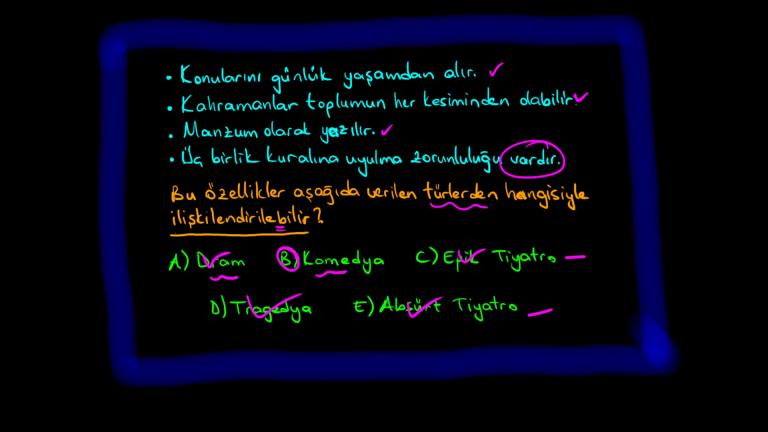 Çağdaş Tiyatro Türleri
