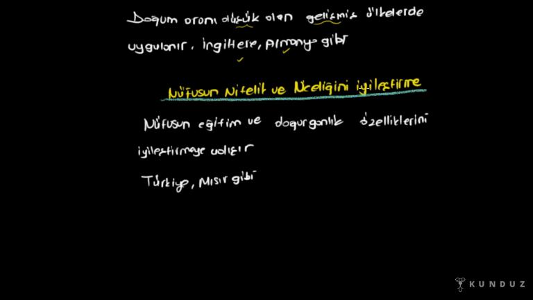 Ülkelerin Nüfus Politikaları
