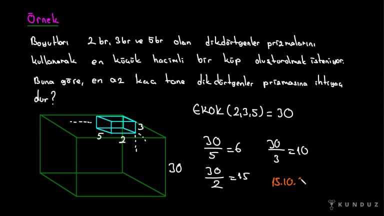 EBOB - EKOK Örnek Sorular Bölüm 3