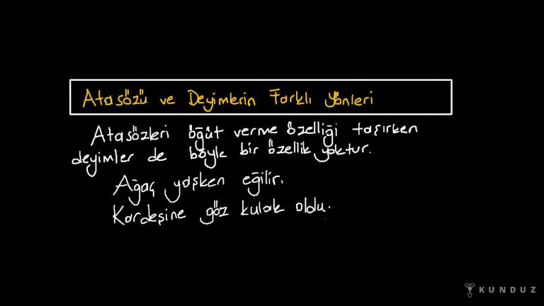 Atasözleri