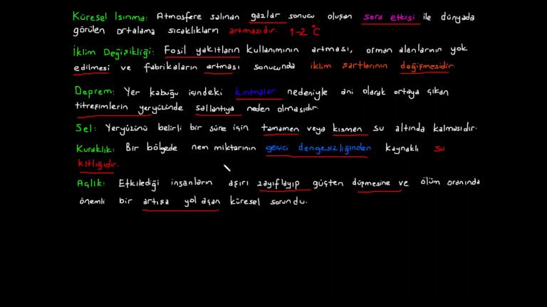 Küresel Sorunlara Küresel Çözümler