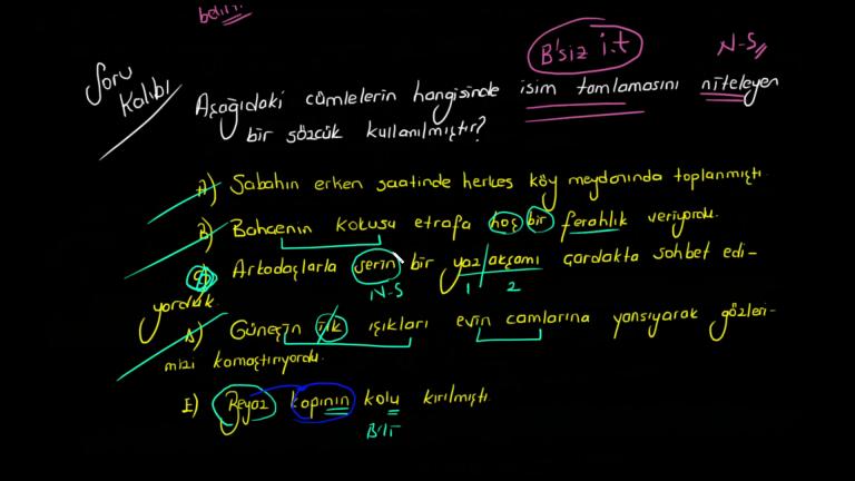 Belirtisiz İsim Tamlamaları