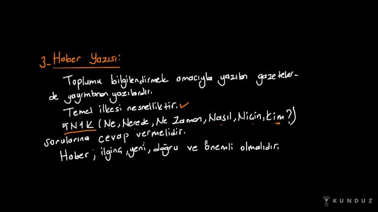 Biyografi, Otobiyografi ve Haber Yazısı