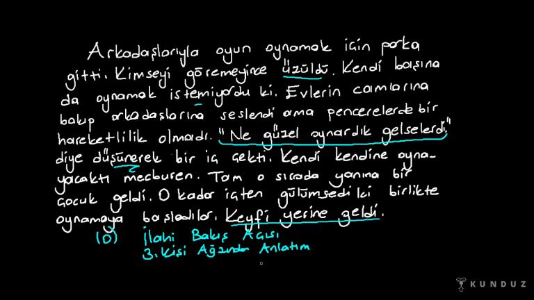 Kahraman, Gözlemci, İlahi Bakış Açıları