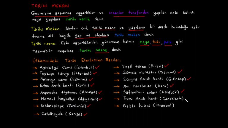 Tarihi Mekan