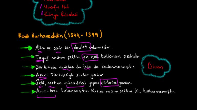 Divan Şiiri Sanatçıları (Mevlana, Sultan Veled, Nesimi)