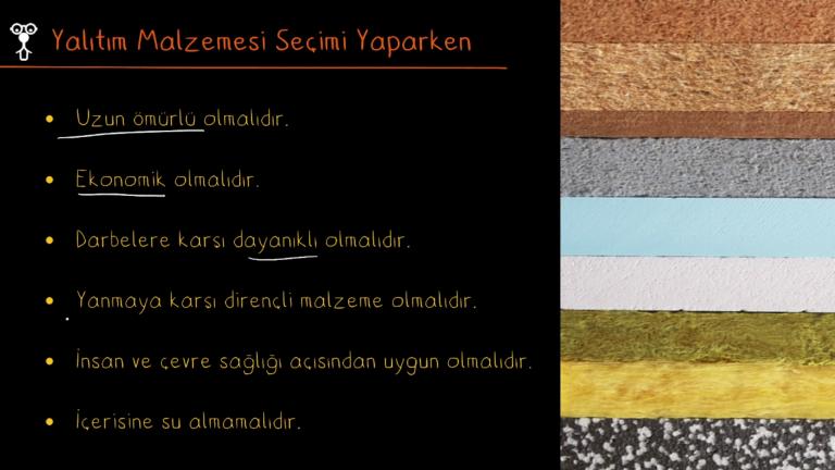 Yalıtım Malzemeleri