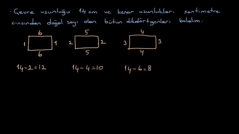 Çevre Şekil Problemleri