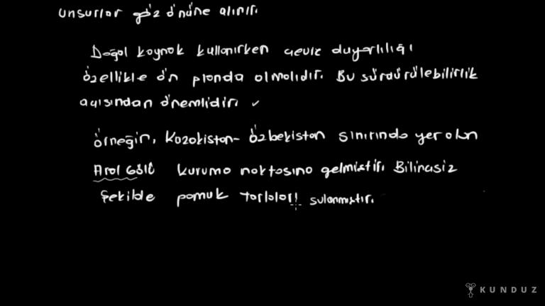 Doğal Kaynakların Sürdürülebilir Kullanımı