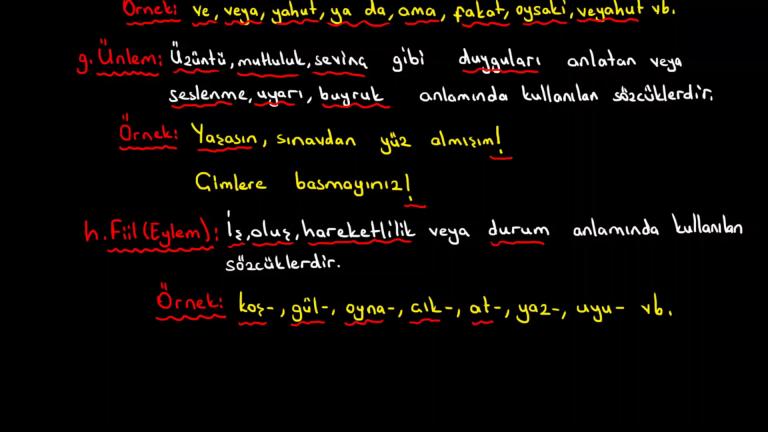 Sözcüğün Cümlede Farklı Görevde Kullanımı