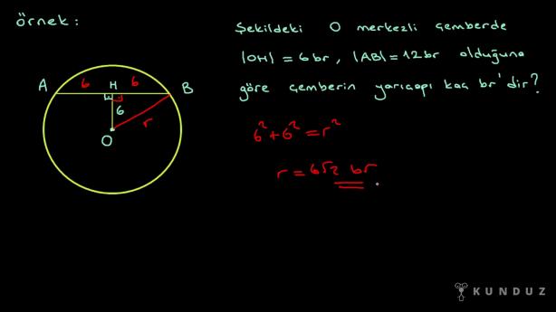 Çemberde Kiriş Özellikleri Bölüm 1
