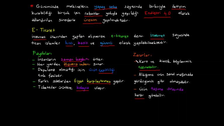 E - Ticaret