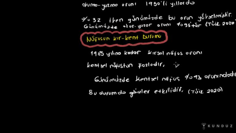 Türkiye'de Nüfusun Yapısal Özellikleri