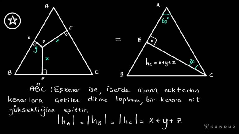 Eşkenar Üçgen ve Özellikleri