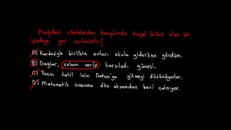 Gerçek veya Hayal Ürünü İfadeler