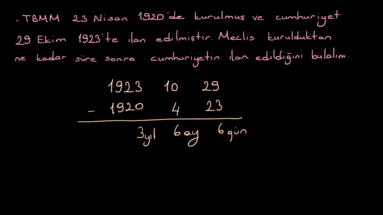 Zaman Ölçme Problemleri