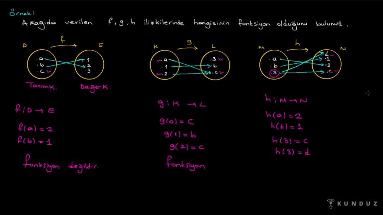Fonksiyon Kavramı