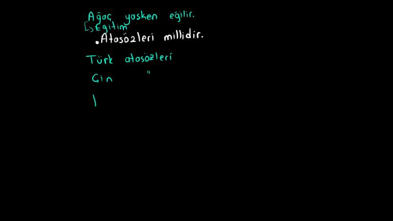 Atasözleri