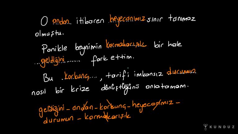 Cümle Tamamlama