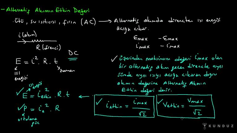 Alternatif Akımın Etkin Değeri