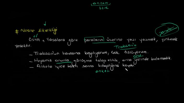Öğe Eksikliği Bölüm 1
