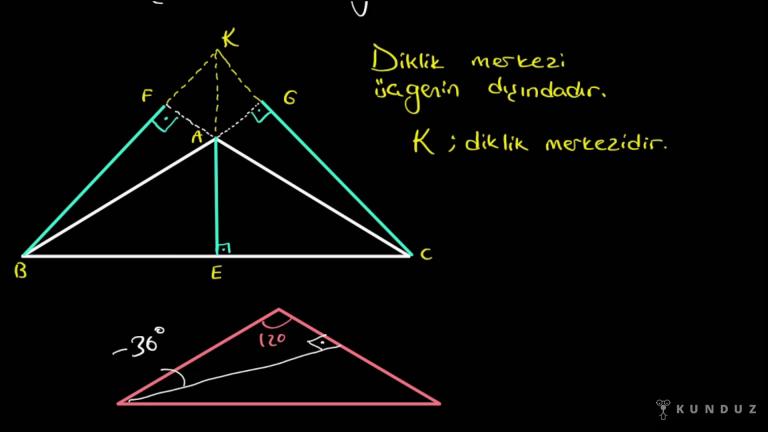 Üçgende Yükseklik ve Dikme Merkezi