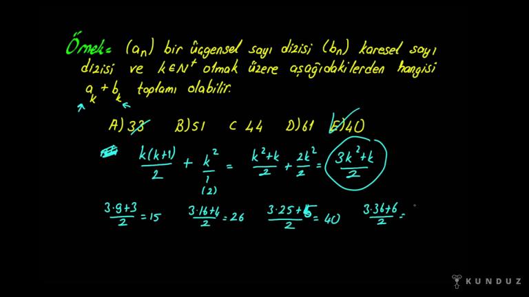 Fibonacci Dizisi Karesel ve Üçgensel Diziler