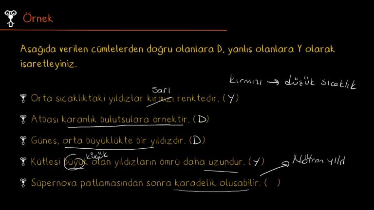 Yıldızlar ve Yıldız Oluşum Süreçleri