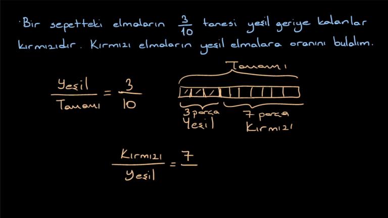 Her Bir Parçanın Bütüne Oranı