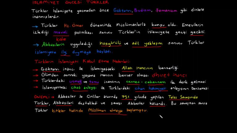İslamiyet Öncesi Türkler