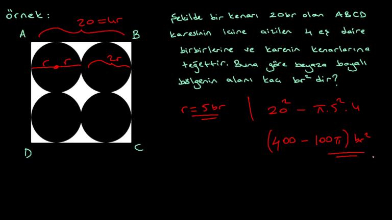 Dairenin Alanı Yeni Nesil Sorular Bölüm 1