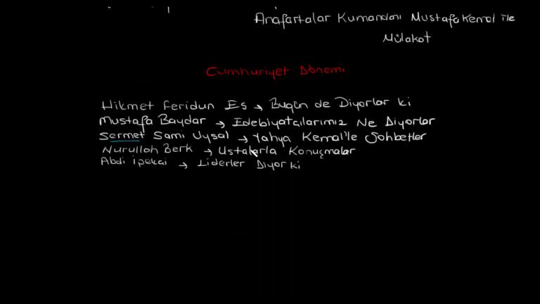 Mülakat nedir?