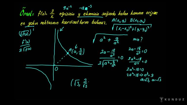 Maksimum Minimum Problemleri Bölüm 2