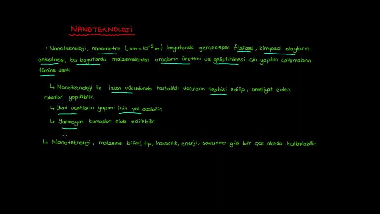 Nanoteknoloji