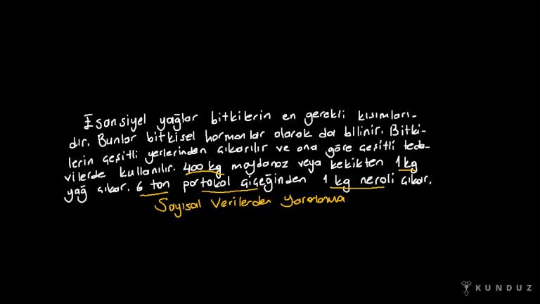 Benzetme ve Sayısal Verilerden Yararlanma