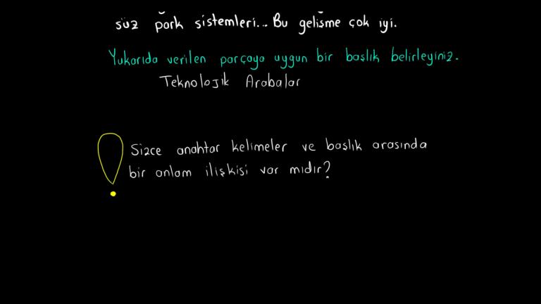 Anahtar Kelime ve Başlık