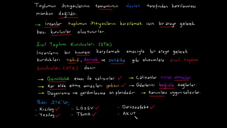 Halka Hizmet Veren Kurumlar