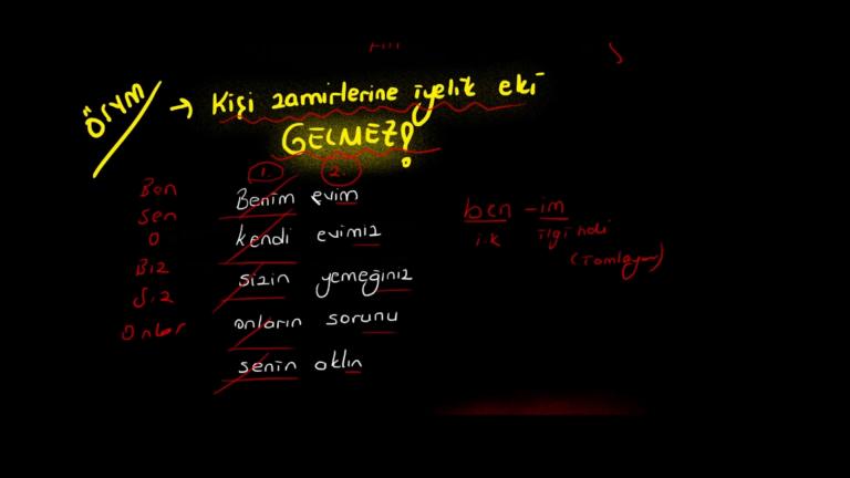 İyelik Eki