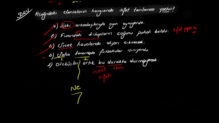 Sıfat Tamlamaları Özellikleri