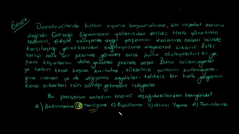 Tartışmacı Anlatım