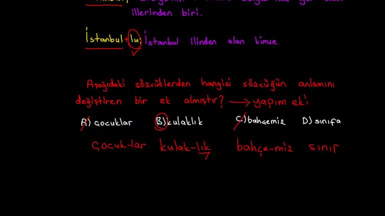 Yapım Ekleri