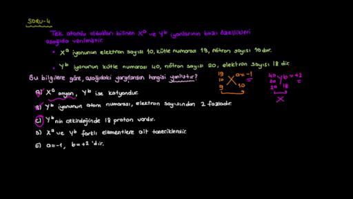 Atomun Yapısı Örnek Sorular Bölüm 1