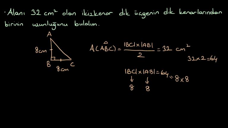 Üçgende Alan Problemleri