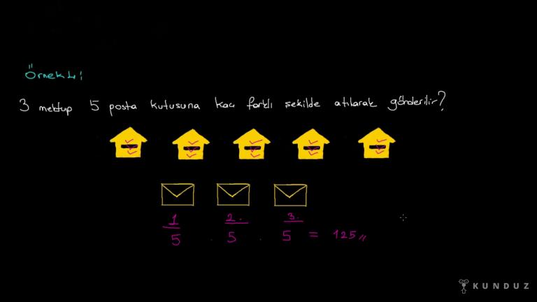 Çarpma Yoluyla Sayma (Kaç Farklı Sıralama Yapılabilir?)