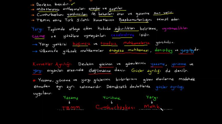 Demokratik Devlet ve Organları