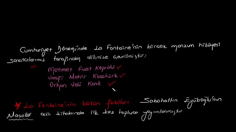 Fabl Türünün Tarihi Gelişimi
