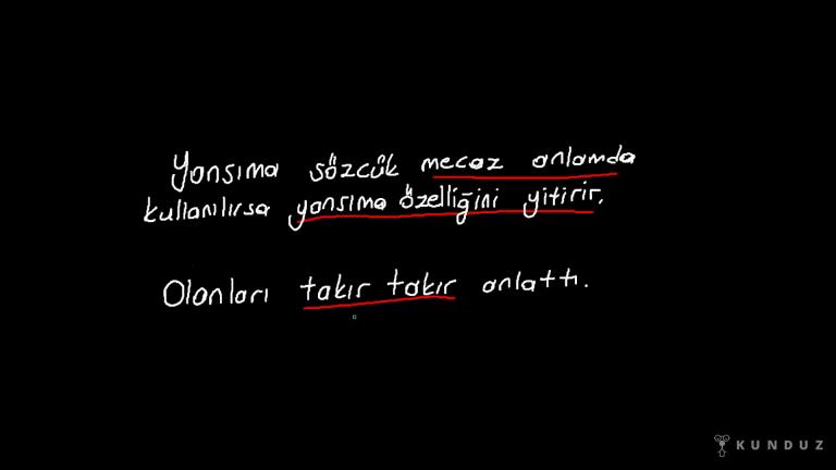 Yansıma Sözcükler